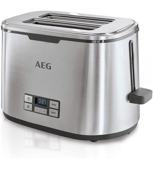 AEG AT7800-U 7 Series Digital Stainless Steel 2-Slice Toaster