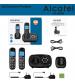 Alcatel ATL1425222 Big Button Twin Digital Cordless Phone with Answering Machine, Black