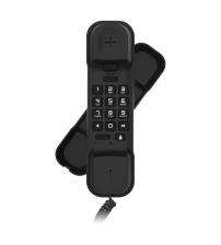 Alcatel ATL1425574 Ultra Compact Corded Trimline Phone - Black