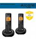 Alcatel ATL1427332 Digital Twin Cordless Phone with Answering Machine & Call Block - Black