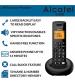 Alcatel ATL1427332 Digital Twin Cordless Phone with Answering Machine & Call Block - Black