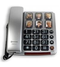 Amplicomms ATL1420722 BigTel 40 Plus Corded Telephone Silver