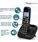 AmpliComms ATL1423440 BigTel 1500 Solo Digital Cordless Phone with Amplified Audio - Black