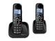 AmpliComms ATL1423457 BigTel 1502 Twin Digital Cordless Phone with Amplified Audio - Black
