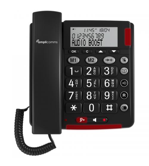 Amplicomms ATL1425451 BigTel 48 Plus Corded Telephone Black
