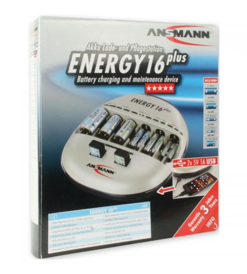 Ansmann 1001-0004-UK Energy 16 Plus Universal Battery Charger