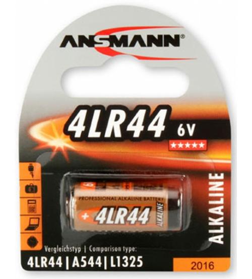 Ansmann 1510-0009 4LR44 6V Alkaline Cells Carded 1