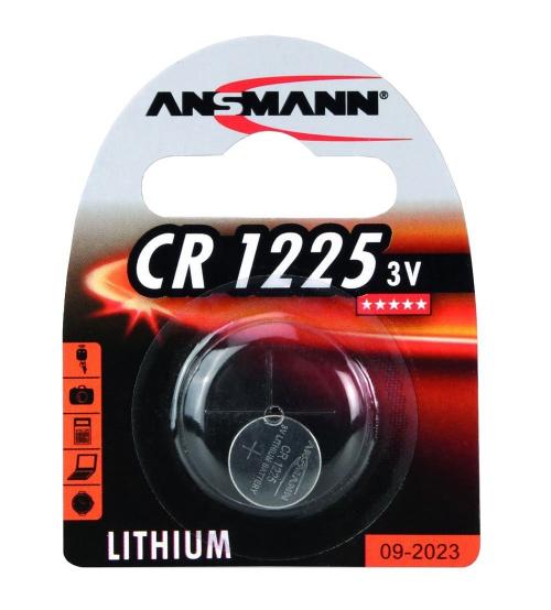 Ansmann 1516-0008 CR1225 3V Lithium Coin Cells Carded 1