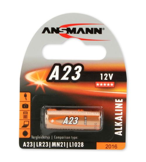 Ansmann 5015182 A23 12V Alkaline Cell Carded 1