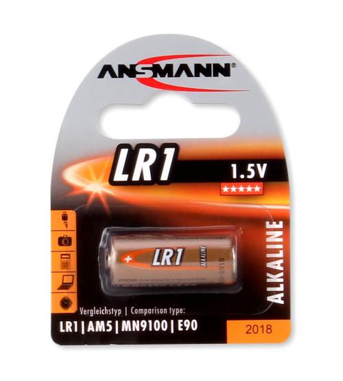 Ansmann 5015453 LR1 1.5V Alkaline Power Cell Carded 1
