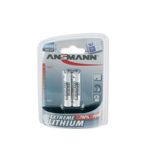 Ansmann 5021013 Extreme Lithium AAA 1.5V Batteries Carded 2