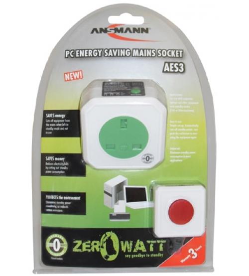 Ansmann 5024083/UK Zero Watt Energy Saving Mains Socket