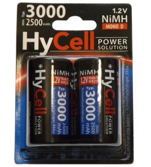 Ansmann 5035302 HyCell C 3000mAh 1.2V Rechargeable Batteries Carded 2