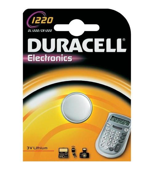 Duracell CR1220-C1 3V Lithium Coin Cells Carded 1