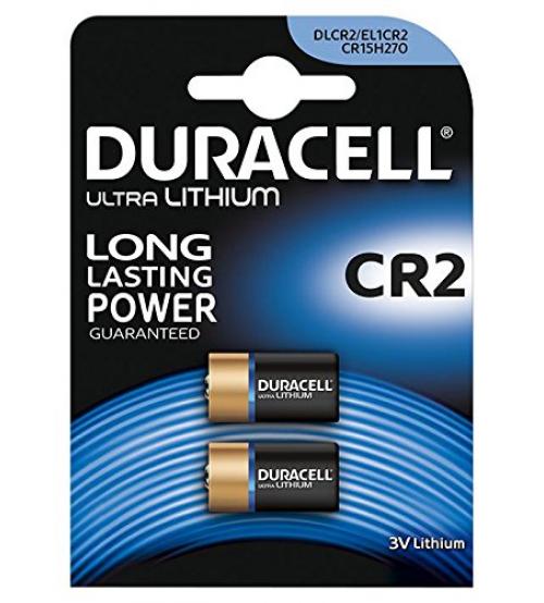 Duracell CR2-C2 3V Photo Lithium Battery Carded 2