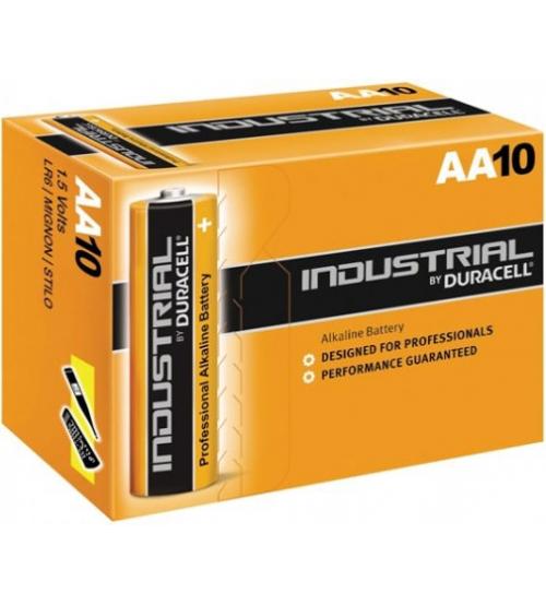 Duracell ID1500-L Industrial AA Standard Alkaline Batteries (Pack of 10)