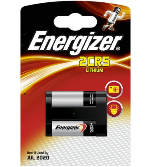 Energizer 628287 2CR5 6V Photo Lithium Battery Carded 1