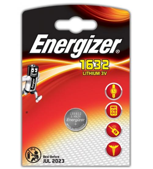 Energizer 633676 CR1632 3V Lithium Coin Cells Carded 1