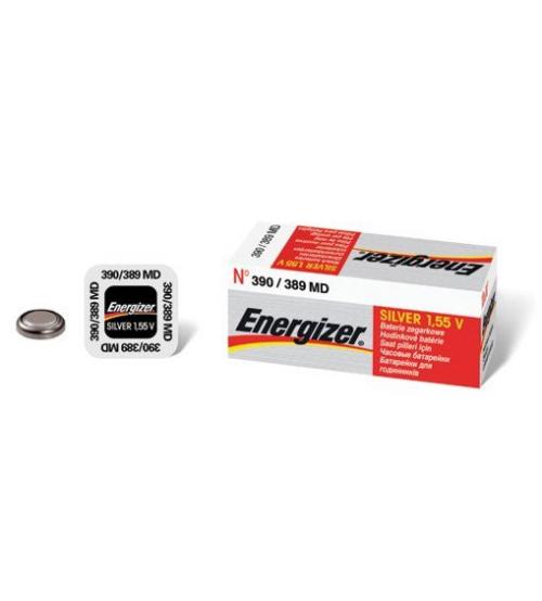 Energizer 634973 390/389 Silver Oxide 1.55V Watch Battery Carded 1