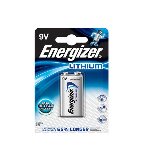 Energizer 635236 Ultimate Lithium 9V Battery Carded 1
