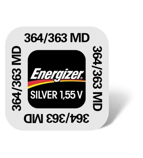 Energizer 635709 364/363 Silver Oxide 1.55V Watch Battery Carded 1