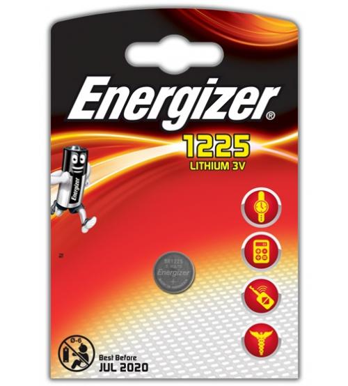 Energizer E300164100 BR1225 3V Lithium Coin Cells Carded 1