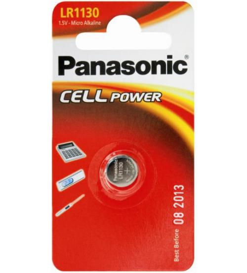 Panasonic LR-1130EL/1B 1.5V Micro Alkaline Coin Cells Carded 1