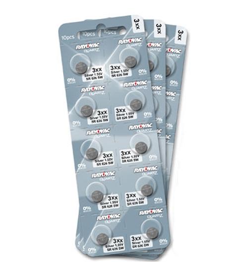 Rayovac RAY317QMP 317-A1 Silver Oxide Watch Battery Carded 10