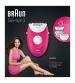 Braun SE3410 Silk-Epil 3 Legs & Body Epilator - Raspberry Pink
