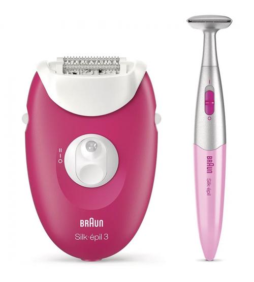 Braun SE3420 Silk-Epil 3 Epilator with Bikini Trimmer