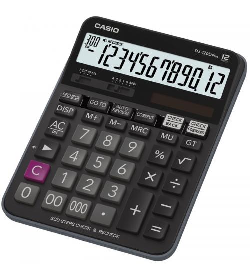 Casio DJ120DPLUS-WK 12 Digit Desktop Display Calculator with Auto Review