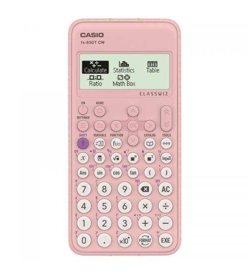 Casio FX83GTCW-PK ClassWiz GCSE Scientific Calculator - Pink