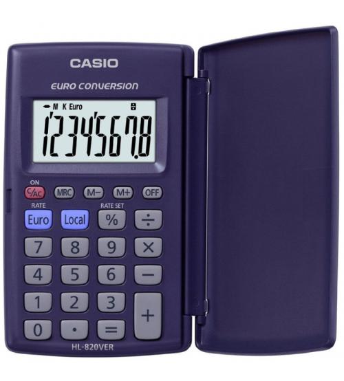 Casio HL820VERA Pocket Calculator with Euro Conversion