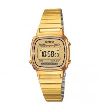 Casio LA670WEGA-9EF Ladies Gold Plated Digital Watch