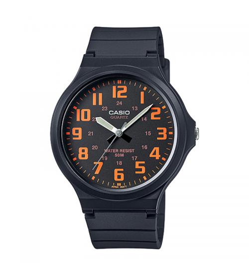 Casio MW-240-4BVEF Mens Analogue Watch with Resin Strap - Black