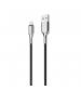 Cygnett CY2669PCCAL Armoured Lightning to USB-A Cable 1M - Black