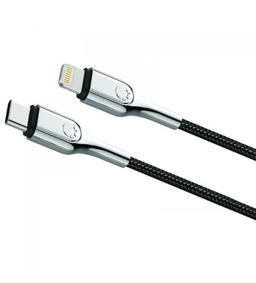 Cygnett CY2799PCCCL Armoured Lightning to USB-C Cable 1M - Black