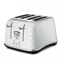 Delonghi CTJ4003W Brillante 4 Slice Toaster - White