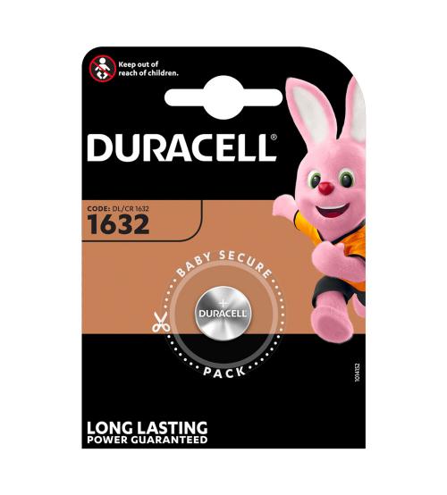 Duracell CR1632-C1 Lithium 3V Coin Cell 1 Card Of 1 Cell