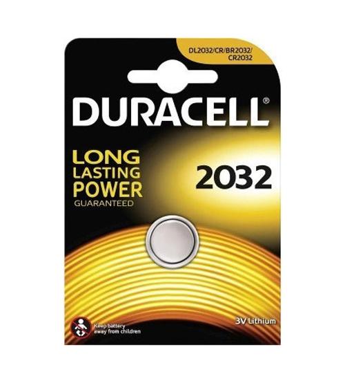 Duracell CR2032-C1 Lithium 3V Coin Cell 1 Card Of 1 Cell