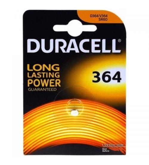Duracell 364 Silver Oxide 1.5V Watch Battery Carded 1