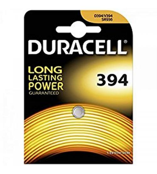 Duracell 394 Silver Oxide 1.5V Watch Battery Carded 1