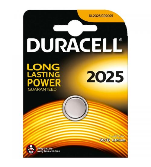 Duracell CR2025-C1 Lithium Coin Cell 1 Card Of 1 Cell