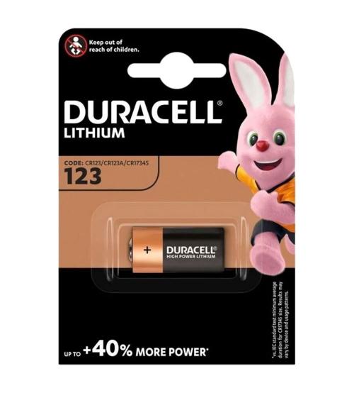 Duracell S328 3V Ultra CR123 Dl123 Lithium Batteries - Pack of 1