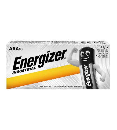 Energizer 638499 Industrial AAA Alkaline Batteries (Pack of 10 Cells)