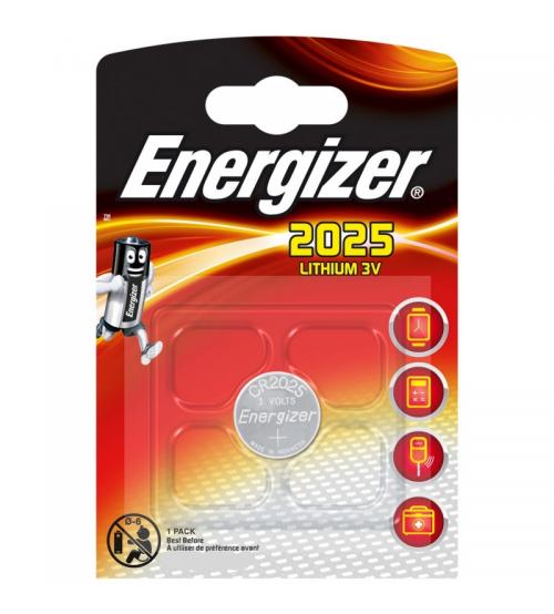 Energizer 638709 CR2025 3V Lithium Coin Cells Carded 1