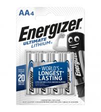 Energizer L91 Ultimate Lithium Battery AA Size - 4 Pack