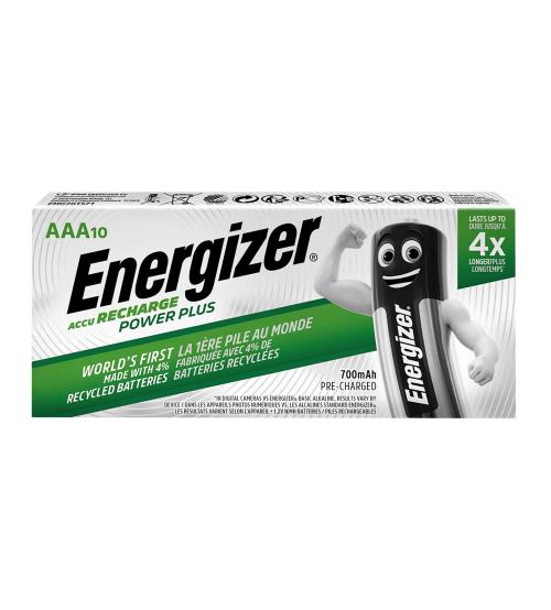 Energizer S10261 AAA 700mAh Recharge Power Plus Batteries - Pack of 4
