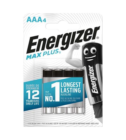 Energizer S13459 AAA Maxplus Alkaline Batteries - Pack of 4