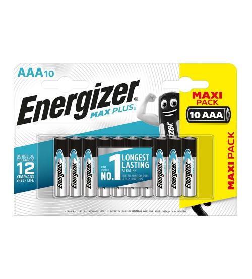 Energizer S13460 AAA MaxPlus Alkaline Batteries - Pack of 10